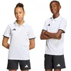 adidas Entrada 26 vaikiški polo marškinėliai balti JZ6624