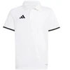 adidas Entrada 26 vaikiški polo marškinėliai balti JZ6624