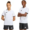 adidas Entrada 26 vaikiški polo marškinėliai balti JZ6624