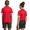 adidas Entrada 26 vaikiški raudoni Polo marškinėliai JZ6626