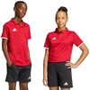 adidas Entrada 26 vaikiški raudoni Polo marškinėliai JZ6626