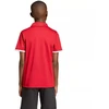 adidas Entrada 26 vaikiški raudoni Polo marškinėliai JZ6626