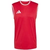 adidas Entrada 26 vyriški marškinėliai be rankovių, raudoni, KB3932