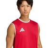 adidas Entrada 26 vyriški marškinėliai be rankovių, raudoni, KB3932