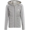 adidas Essentials 3 Dryžiai Džemperis su Gobtuvu ir Pilnu Užtrauktuku Vaikiškas IC3635