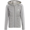 adidas Essentials 3 Dryžiai Džemperis su Gobtuvu ir Pilnu Užtrauktuku Vaikiškas IC3635