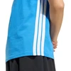 adidas Essentials 3-Stripes medvilniniai moteriški marškinėliai, šviesiai mėlyni, KC5197