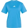 adidas Essentials 3-Stripes medvilniniai moteriški marškinėliai, šviesiai mėlyni, KC5197