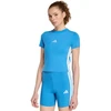 adidas Essentials 3-Stripes Slim Baby stiliaus marškinėliai, šviesiai mėlyni KD2341
