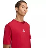 adidas Essentials 3-Stripes Vyriški marškinėliai, Raudoni KD4865