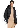 adidas Essentials Climawarm 3 Dryžuotas Dygsniuotas Pūkinis Su Gobtuvu M JM4165