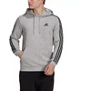 Adidas Essentials flisinis džemperis su kapišonu ir 3 juostelėmis M GK9084