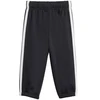 adidas Essentials Joggeriai 3 juostelių Fleece džemperis su gobtuvu Sportinis kostiumas vaikams Juodas JD6484