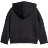 adidas Essentials Joggeriai 3 juostelių Fleece džemperis su gobtuvu Sportinis kostiumas vaikams Juodas JD6484