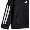 adidas Essentials Joggeriai 3 juostelių Fleece džemperis su gobtuvu Sportinis kostiumas vaikams Juodas JD6484