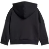 adidas Essentials Joggeriai 3 juostelių Fleece džemperis su gobtuvu Sportinis kostiumas vaikams Juodas JD6484