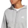 adidas Essentials Linijinis Hoodie su gobtuvu ir pilnu užtrauktuku iš French Terry audinio moterims IC6866