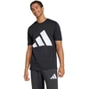 adidas Essentials marškinėliai su dideliu logotipu iš viengubo trikotažo M JE8945