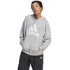 adidas Essentials Oversize hoodie su didele logotipu iš prancūziško terry audinio moterims IC9865