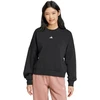 adidas Essentials Small Logo Feelcozy moteriškas džemperis, juodas JC5932