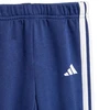 adidas Essentials Tiberio 3 Dryžuotas Fleece Sportinis Kostiumas Vaikams Mėlynas KC6004
