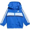adidas Essentials Tiberio 3 Dryžuotas Fleece Sportinis Kostiumas Vaikams Mėlynas KC6004
