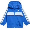 adidas Essentials Tiberio 3 Dryžuotas Fleece Sportinis Kostiumas Vaikams Mėlynas KC6004
