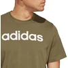 adidas Essentials Vientisas Džersis Marškinėliai Su Linijiniu Išsiuvinėtu Logotipu M IC9280