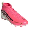 Adidas F50 Hyperfast League Mid FG vaikiški futbolo bateliai, rožiniai KK1315