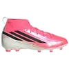 Adidas F50 Hyperfast League Mid FG vaikiški futbolo bateliai, rožiniai KK1315