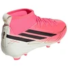 Adidas F50 Hyperfast League Mid FG vaikiški futbolo bateliai, rožiniai KK1315