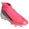 Adidas F50 Hyperfast League Mid FG vaikiški futbolo bateliai, rožiniai KK1315