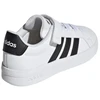 Adidas Grand Court 3.0 vaikiški batai, balti, HP3531