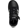 Adidas Grand Court 3.0 vaikiški batai, juodi ir balti KJ4369
