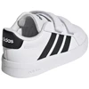 Adidas Grand Court 3.0 vaikiški bateliai, balti, HP3534