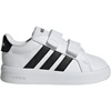 Adidas Grand Court 3.0 vaikiški bateliai, balti, HP3534