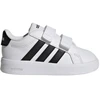 Adidas Grand Court 3.0 vaikiški bateliai, balti, HP3534