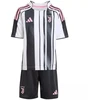 adidas Juventus 25/26 Vaikų namų komplektas, balta ir juoda, JN5220