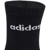 adidas Linijinės Vidutinio Aukščio Kojinės su Amortizacija, 6 poros, juodos JL6094
