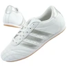 Adidas moteriški sportiniai Taekwondo bateliai su nėriniais, balti, stilingi, odiniai