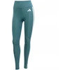 Adidas Optime Essentials Moteriški 7/8 leginsai su 3 juostelėmis, žali JY2152