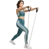 Adidas Optime Essentials Moteriški 7/8 leginsai su 3 juostelėmis, žali JY2152