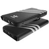 Adidas OR Booklet PU dėklas iPhone 14 Pro - juodai baltas