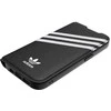 Adidas OR Booklet PU dėklas iPhone 14 Pro - juodai baltas