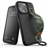Adidas OR Hand Strap dėklas Apple iPhone 13 Pro/13 6,1″ juodos spalvos-žalios spalvos 47111