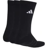 adidas Paminkštintos Sportinės 3 poros Kojinės Juodos KC9626