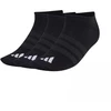 Adidas Plonos ir lengvos sportinės nematomos kojinės, 3 poros, juodos KD6719