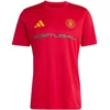 adidas Portugal 26 išvykos aprangos marškinėliai, raudoni KH2310
