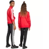 adidas Seasonal Essentials Tiberio 3 juostelių trikotažinis vaikiškas sportinis kostiumas, raudonas ir juodas JI6214