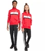 adidas Seasonal Essentials Tiberio 3 juostelių trikotažinis vaikiškas sportinis kostiumas, raudonas ir juodas JI6214
